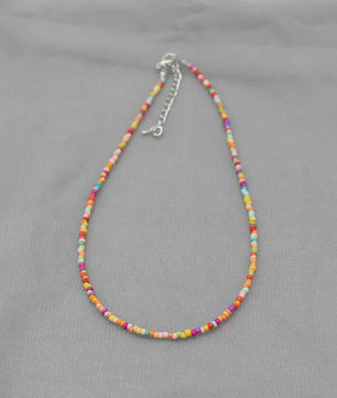 Kleurrijke Kralen Choker Ketting - Handgemaakt Bohemia Stijl