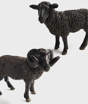Realistisch Sierfiguur Schaap of Geit - Boerderijdier Model voor Miniatuur Tuin & Huisdecoratie