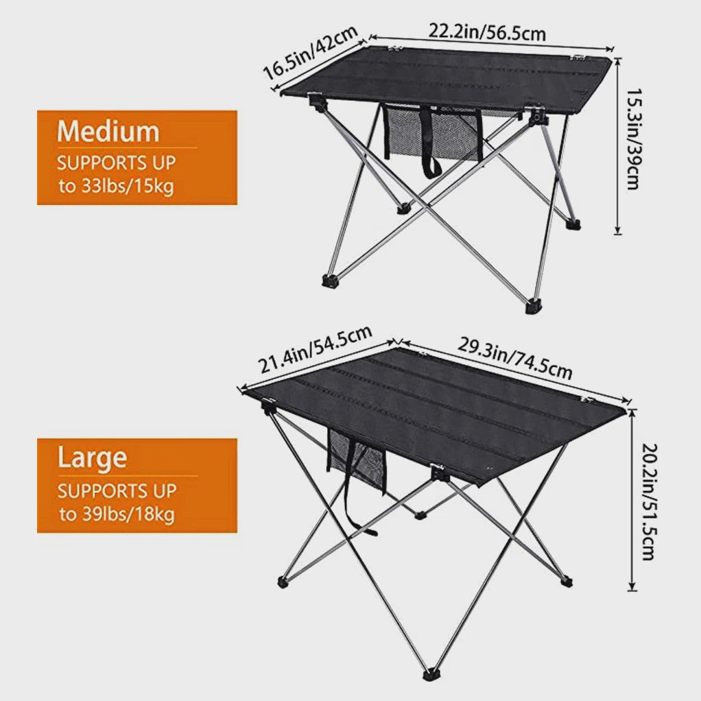 Ultralichte Opvouwbare Campingtafel - Compact & Draagbaar met Draagtas