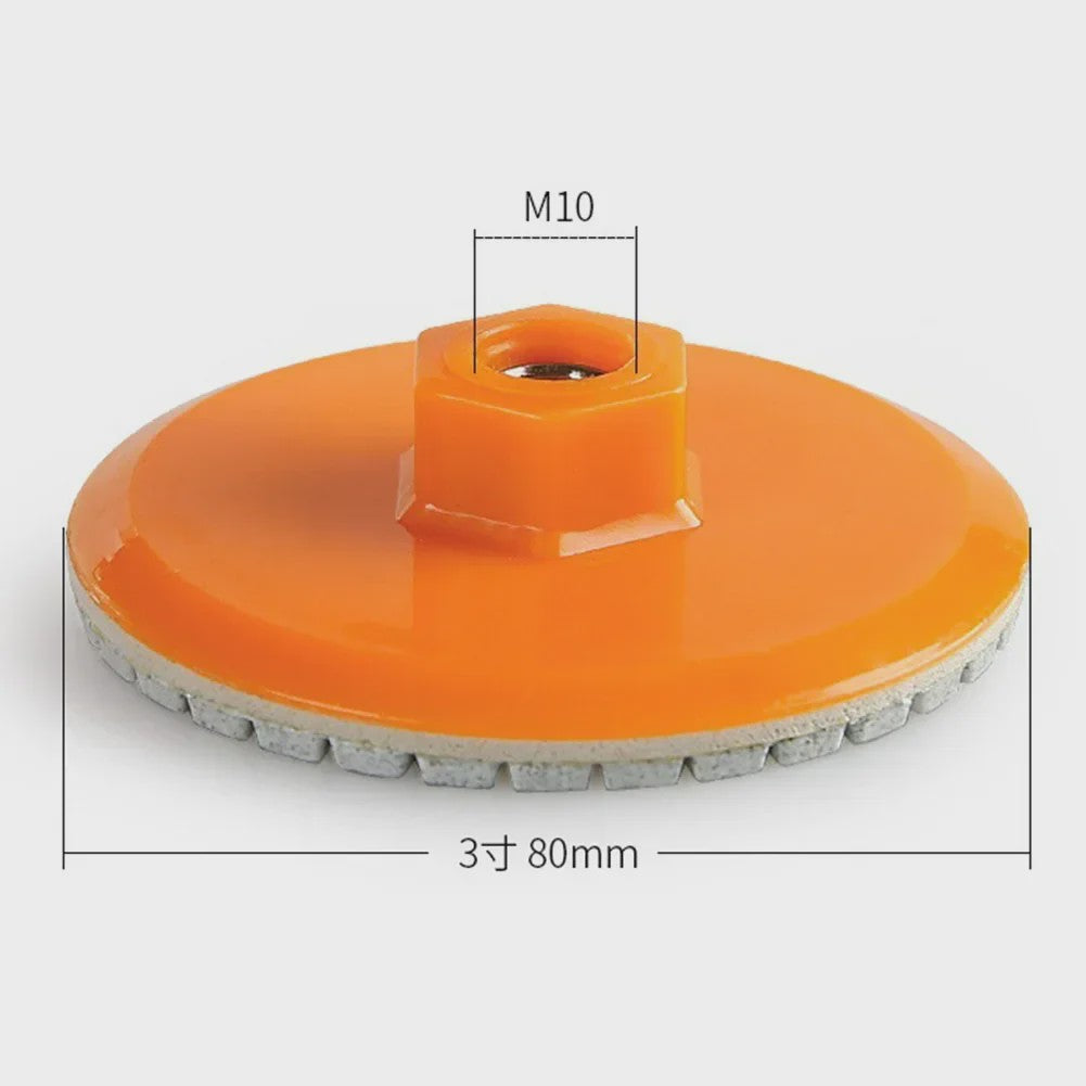 80mm Polijstschijf - Nat/Droog Schuren van Steen, Beton & Graniet