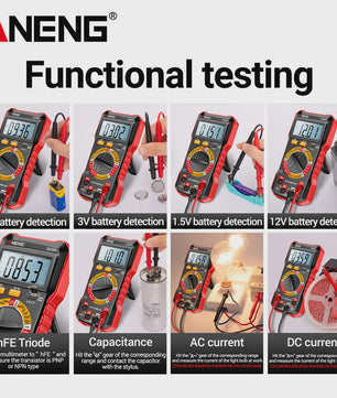 ANENG SZ305 Digitale Multimeter: Professionele Tester voor Elektriciens
