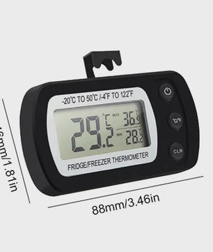 Digitale Koelkast en Vriezer Thermometer met Haak - Nauwkeurige Temperatuurmonitoring