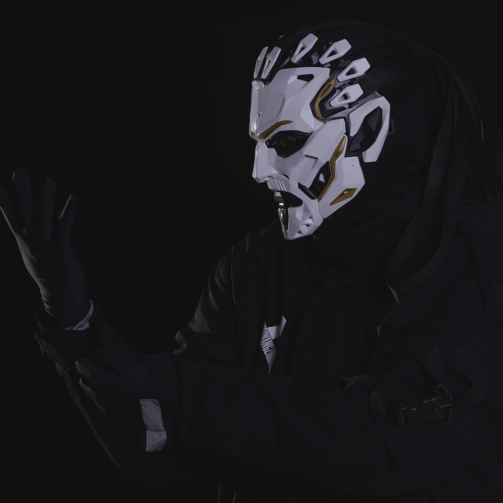 Futuristische Punk Cosplay Masker - Halloween & Feest Accessoire