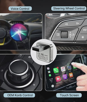 Draadloze CarPlay & Android Auto Adapter - USB naar Draadloos