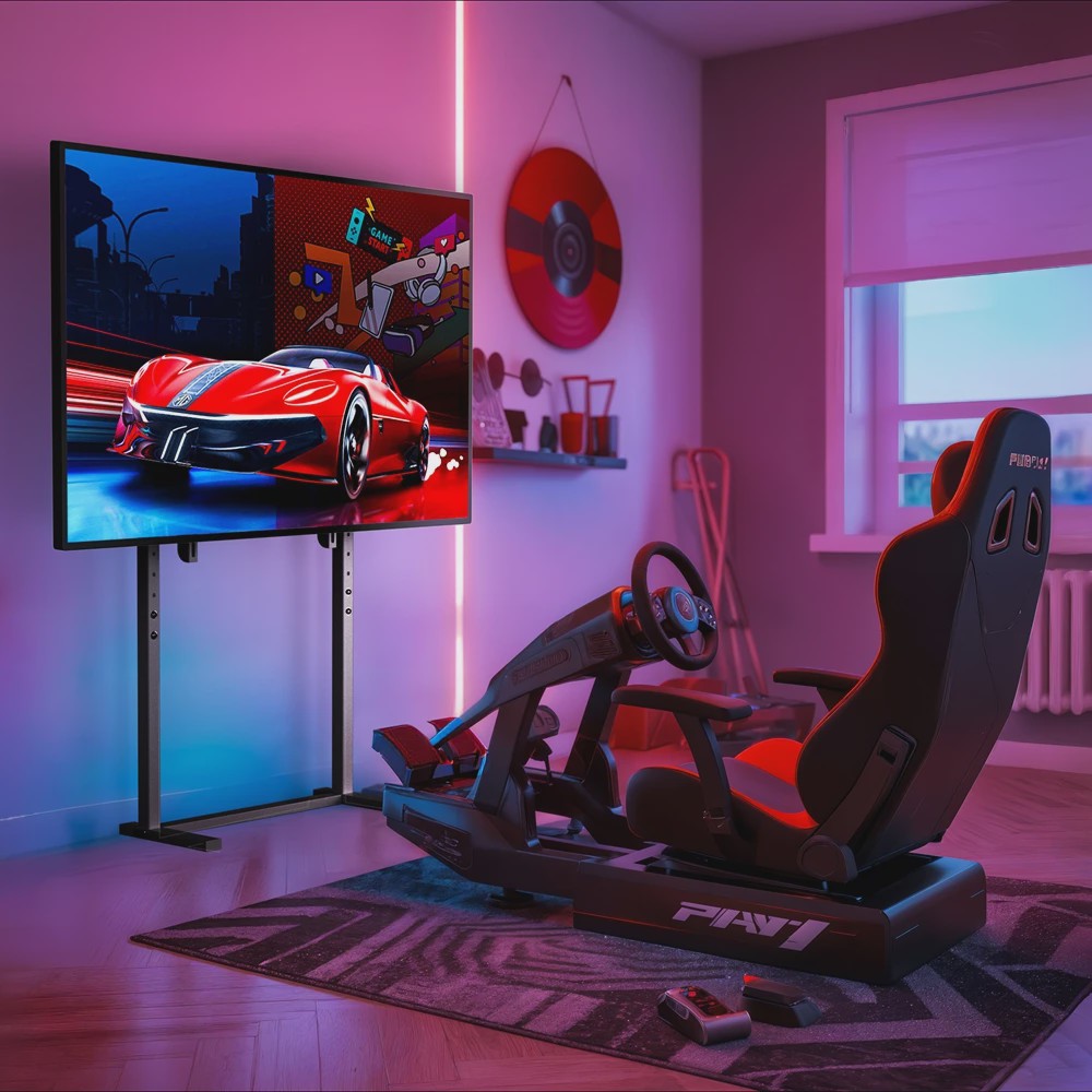 Verstelbare TV Standaard (32-85 inch) - Geen Boren Nodig