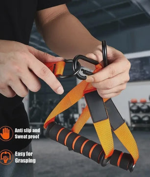 Professionele Weerstandsband Set met Handvatten - Krachttraining, Body Shaping & Fitness