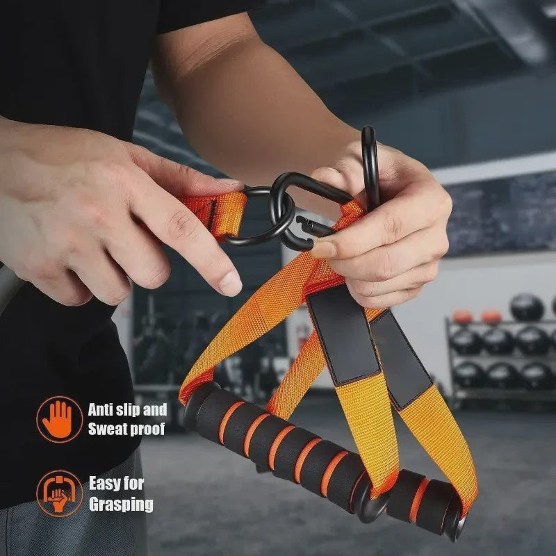 Professionele Weerstandsband Set met Handvatten - Krachttraining, Body Shaping & Fitness