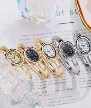 Luxe Dameshorloge met Quartz Uurwerk - Zilverkleurig Staal, Waterdicht