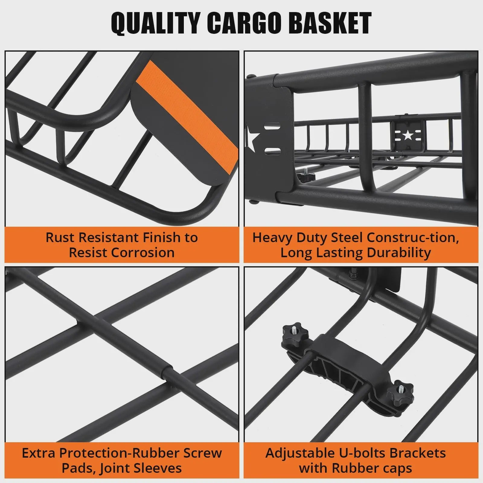 Inklapbare Trekhaak Bagagemand met 590L Waterdichte Tas - Heavy Duty Autocarrier
