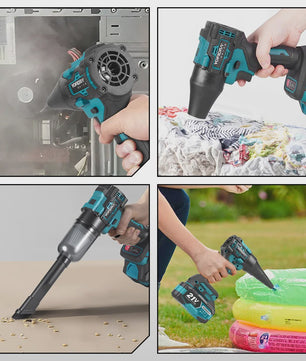 YOFIDRA Krachtige 2-in-1 Accu Bladblazer & Zuiger - 80000RPM Borstelloze Motor