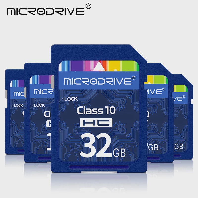 Snelle SD Kaart (16GB-256GB) - Class 10 SDHC/XC Geheugenkaart voor Camera's