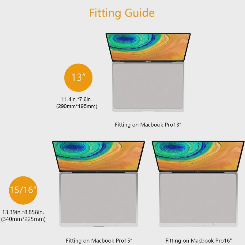 Ultra-zachte microvezel doekjes: Scherm & toetsenbord protector voor MacBook Pro 13-16 inch