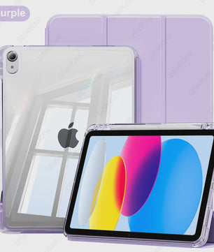 Transparante iPad Hoes met Potloodhouder & Stand - Geschikt voor iPad Air, Pro, Mini, 10.2, 9.7 inch