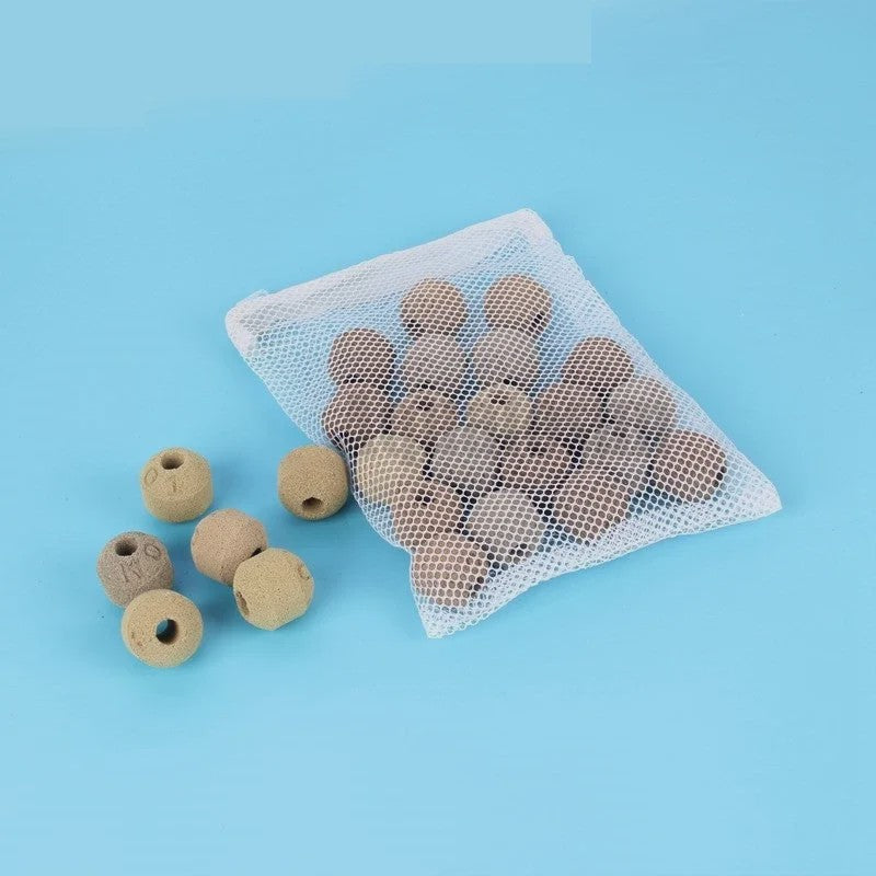Nano Keramische Filtermedia Bio Bollen (10/20 stuks) met Mesh Zakjes