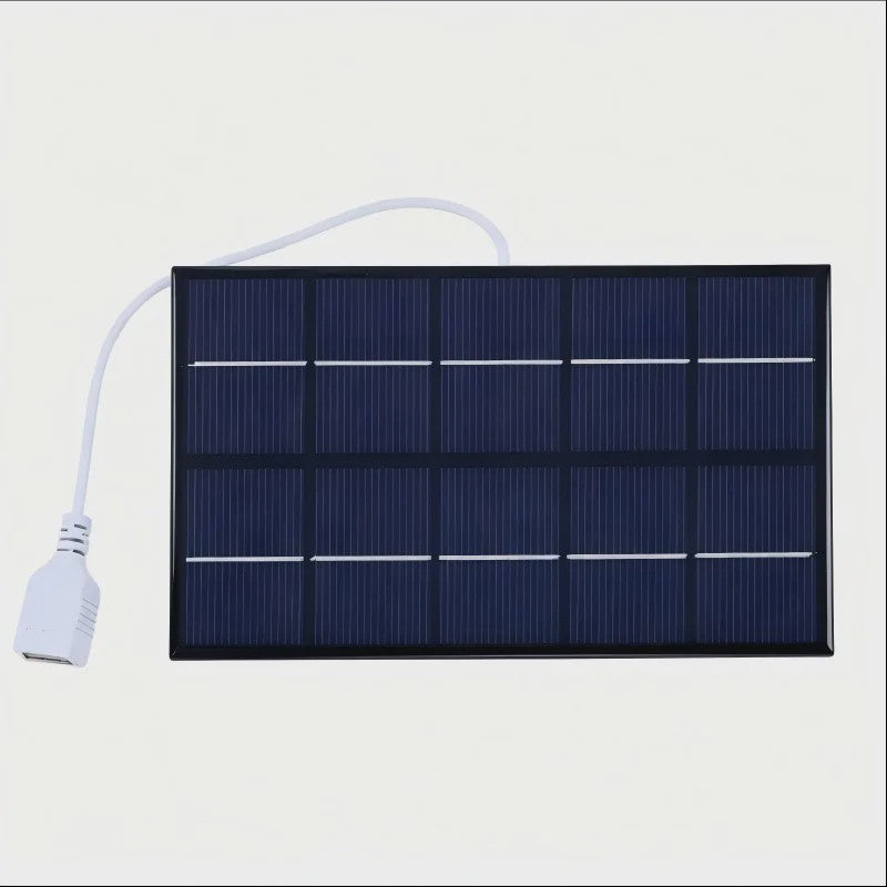Draagbaar 5W/10W Zonnepaneel met USB Snellader - Ideaal voor Outdoor, Camping & Noodsituaties