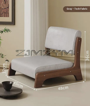 Moderne Houten Fauteuil met Ergonomische Rugleuning - Scandinavisch Design