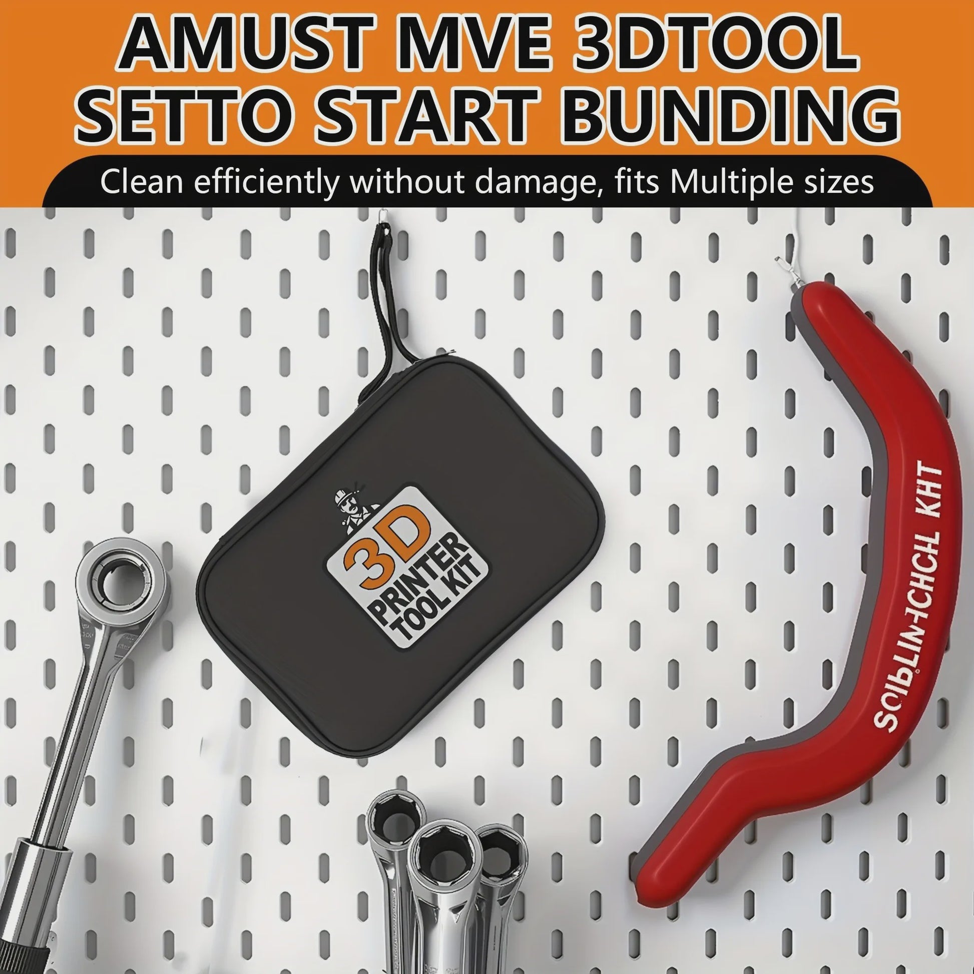 33-delige 3D Printer Gereedschapskit: Essentiële Accessoires voor FDM/SLA Printers