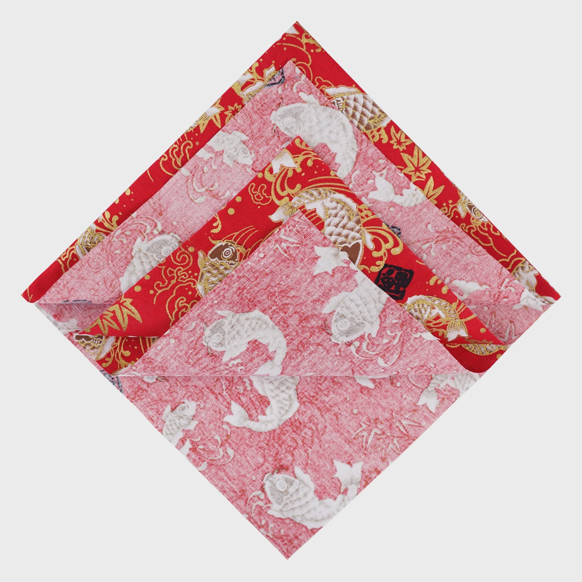 5x Japanse Katoen Stofjes Bundel - 25x25cm of 50x50cm - Patchwork & Quilt