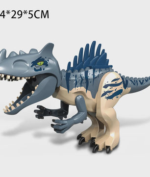 Grote Bouwblok Dinosaurus Speelgoed - Indominus Rex & Tyrannosaurus Rex Modellen