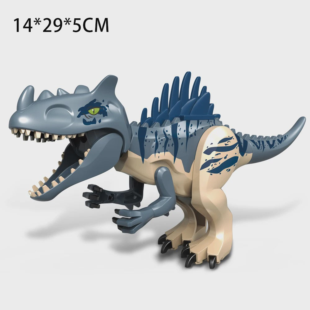 Grote Bouwblok Dinosaurus Speelgoed - Indominus Rex & Tyrannosaurus Rex Modellen