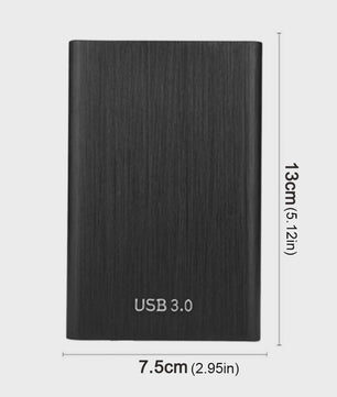 1TB Externe Harde Schijf 2.5 Inch USB 3.0 - Draagbaar & Plug and Play voor Mac, Tablet & PC