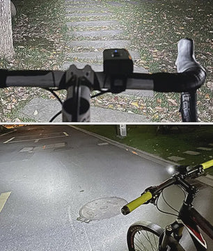Oplaadbare Fietsverlichting LED Voorlamp Type-C, Waterdicht & 6 Modi