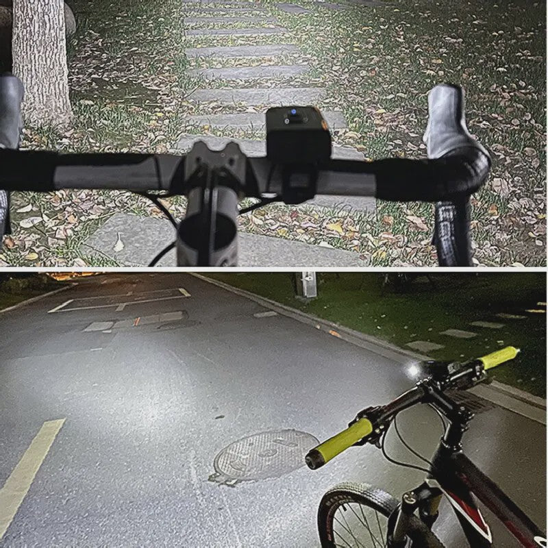 Oplaadbare Fietsverlichting LED Voorlamp Type-C, Waterdicht & 6 Modi