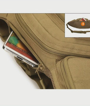 Tactische Heuptas - Militair Nylon Bum Bag voor Heren | Outdoor & Sport