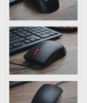 Lenovo PS/2 Bedrade Keyboard en Muis Combo - Waterdicht & Ergonomisch