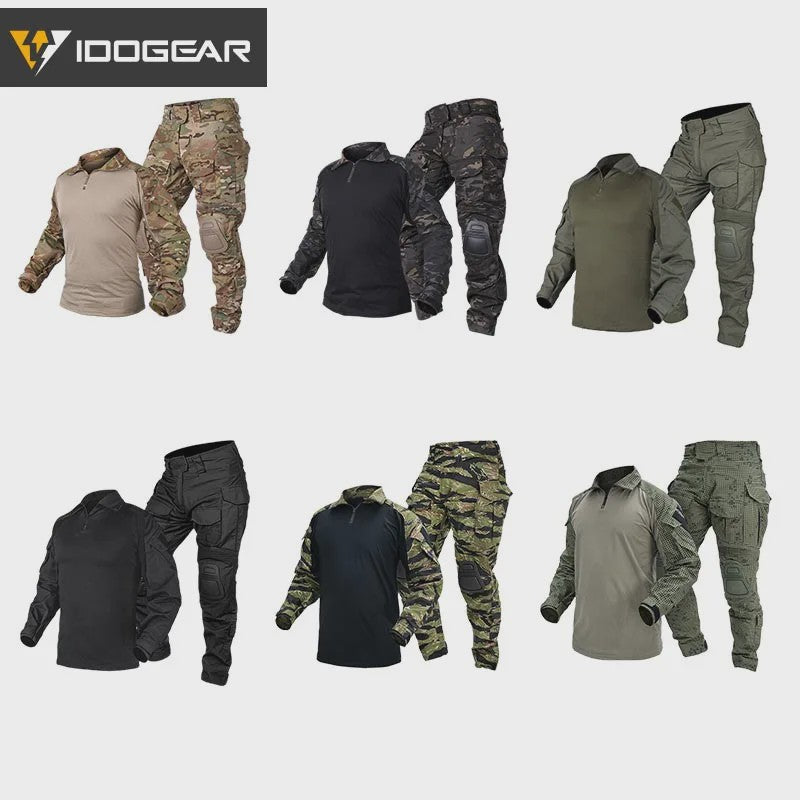 IDOGEAR Gen3 Tactisch Combat Uniform - BDU Kleding voor Outdoor & Sport