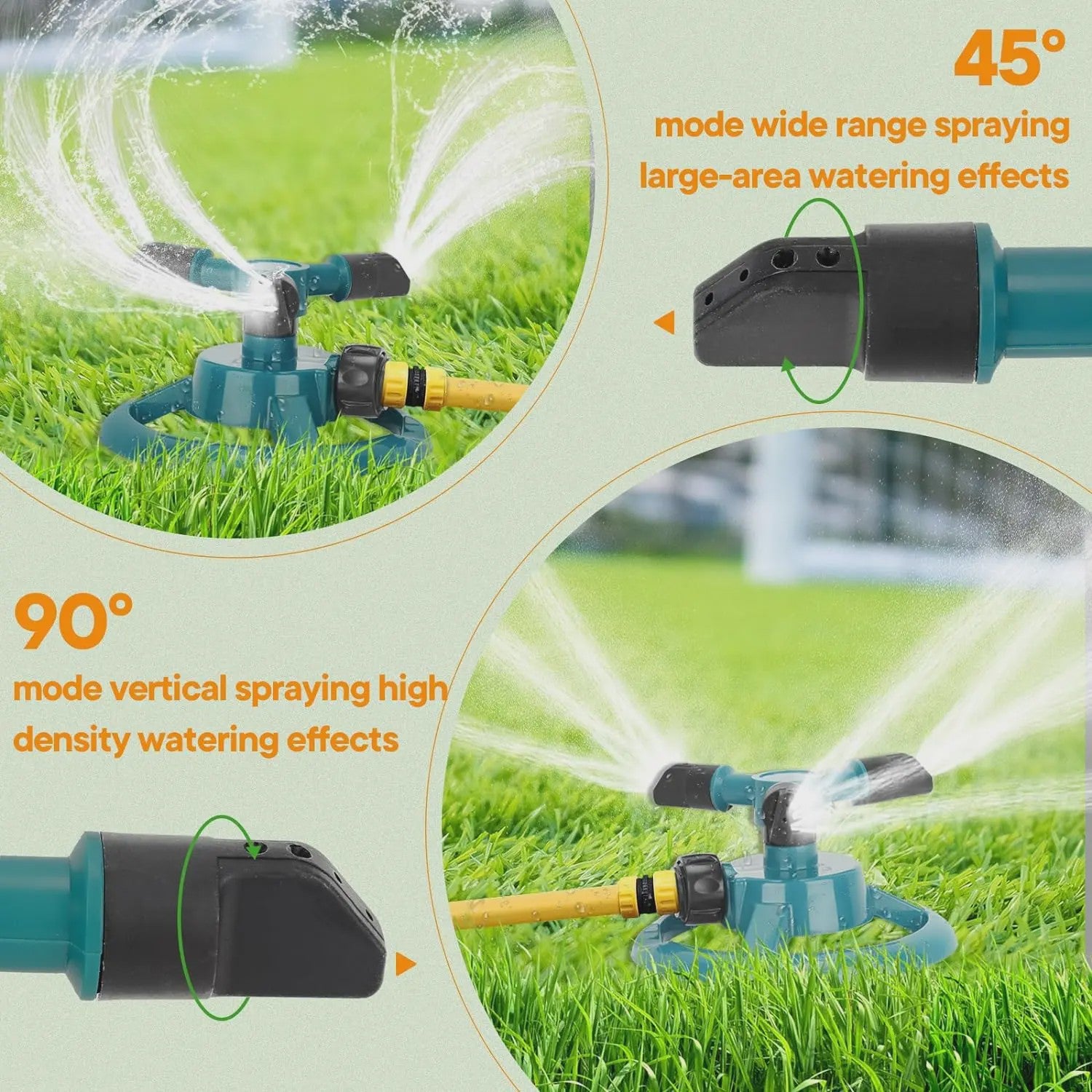 Automatische 360° Grasparkler: Efficiënte Tuinirrigatie