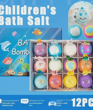 12x Bruisballen Zee Thema - Leuk & Educatief Badplezier voor Kinderen en Volwassenen