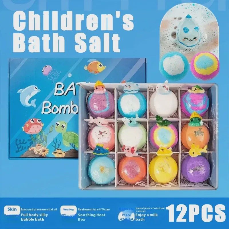 12x Bruisballen Zee Thema - Leuk & Educatief Badplezier voor Kinderen en Volwassenen