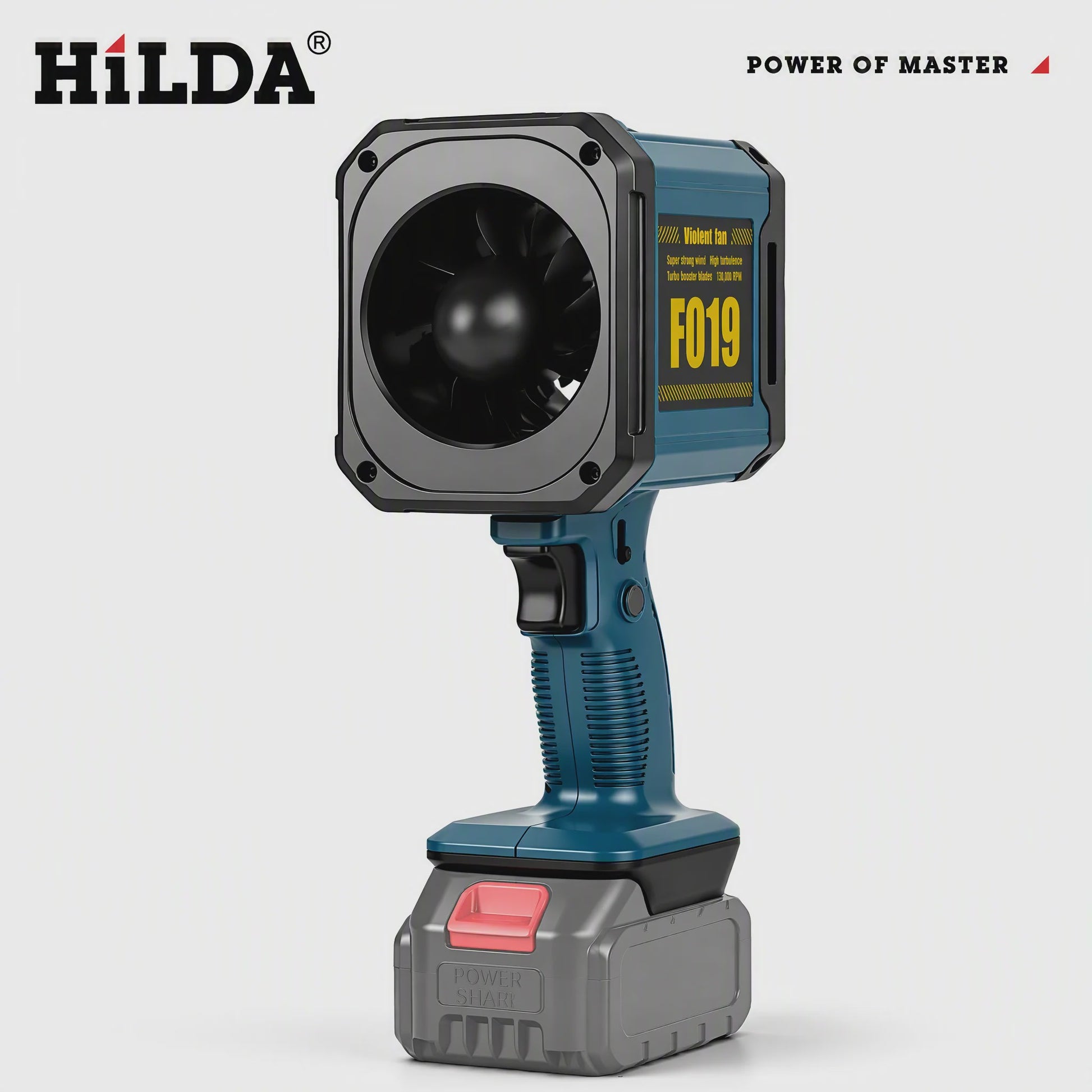 HILDA F019 Krachtige Snoerloze Luchtblazer - 1000W Turbo Ventilator