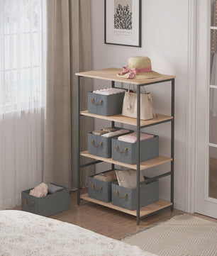 Opvouwbare Stoffen Opbergboxen (3/5/6 Stuks) - Organizer voor Kleding, Speelgoed & Kast