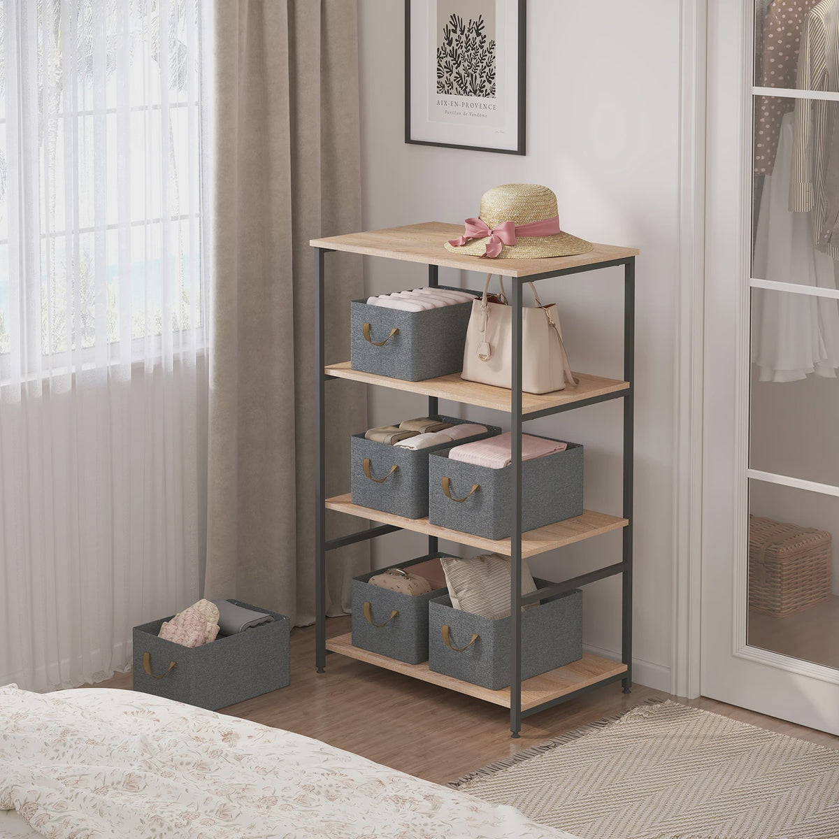 Opvouwbare Stoffen Opbergboxen (3/5/6 Stuks) - Organizer voor Kleding, Speelgoed & Kast