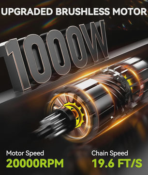 Supstable 6" Snoerloze Kettingzaag Paalzaag - Krachtige Brushless Motor, Makita Accu Compatibel