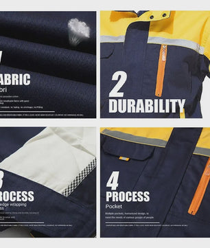 Professioneel Werkshirt Lange Mouw - Duurzaam Uniform voor Werkplaats & Monteurs