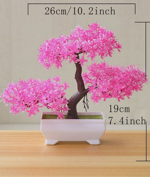 Kunst Bonsai Boom Potplant - Decoratieve Kunstplant voor Huis, Kantoor & Tuin