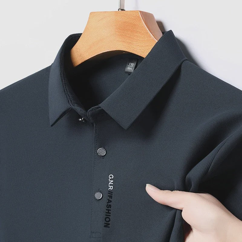 Heren Poloshirt Korte Mouw - Ademend, Comfortabel & Elastisch - Casual Zakelijke Stijl