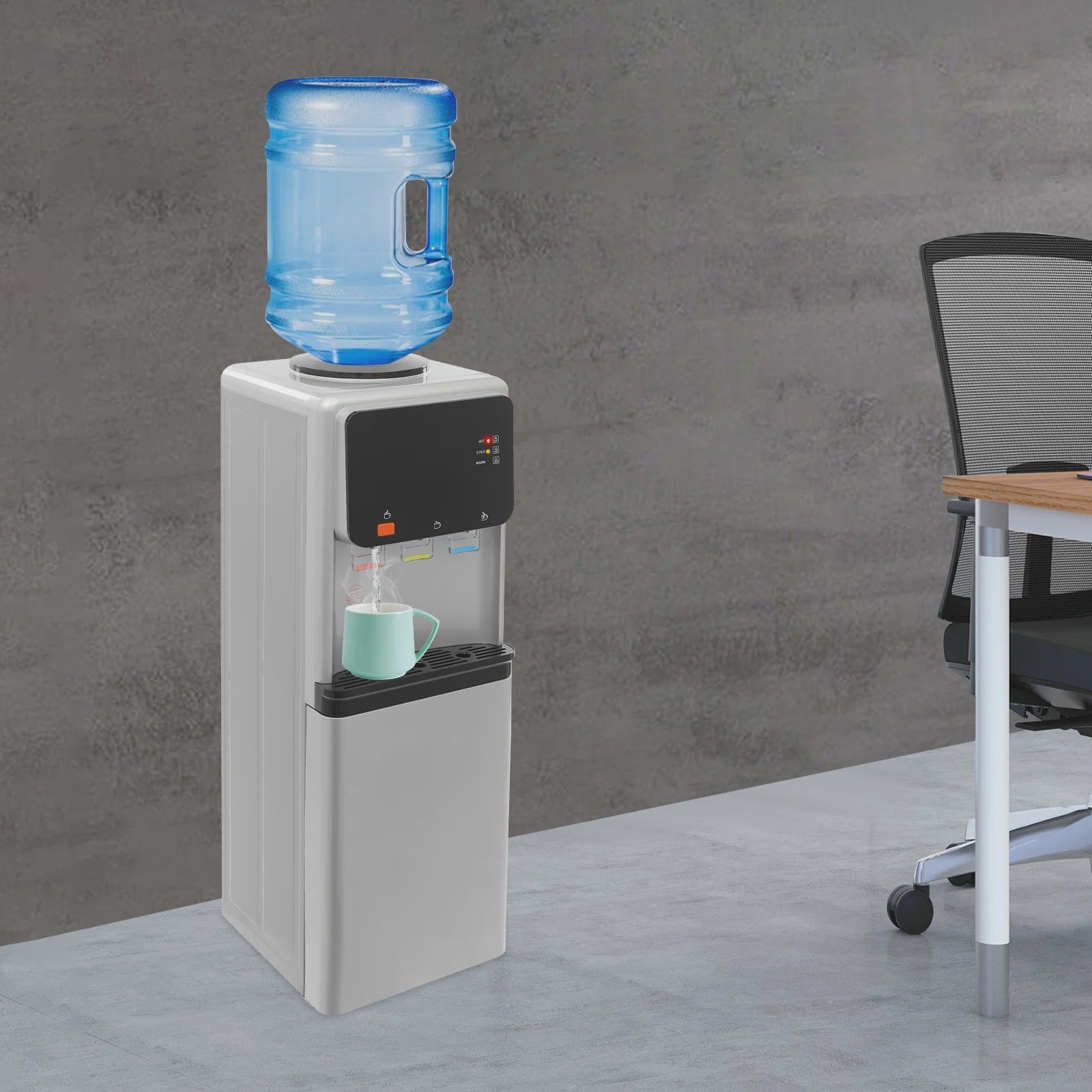 Waterkoeler met Warm en Koud Water - Vrijstaand Model