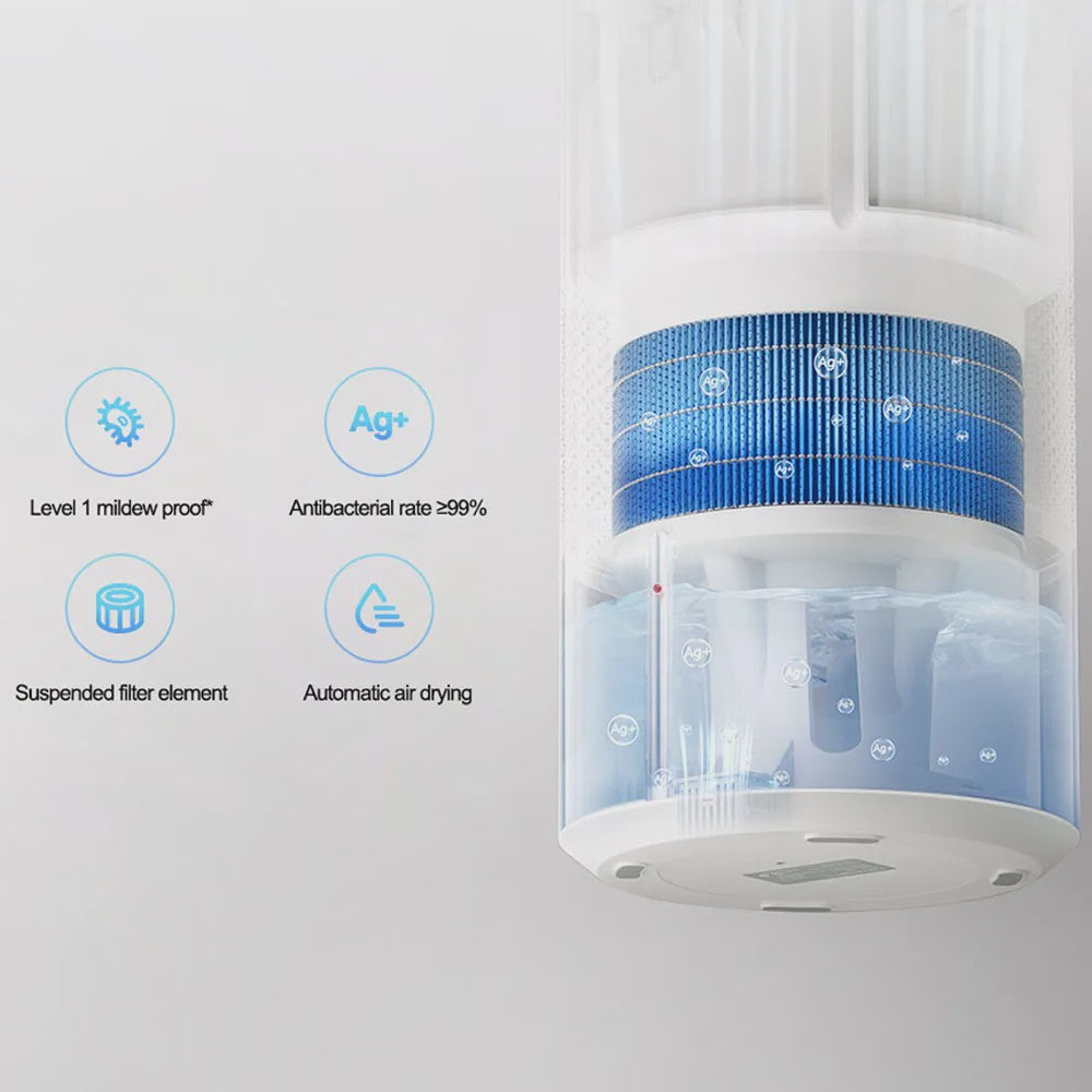 MIJIA Mist-Free Luchtbevochtiger 3 (400) - 4L Tank, 400ml/u, 19u Werking, Stil (32dB)