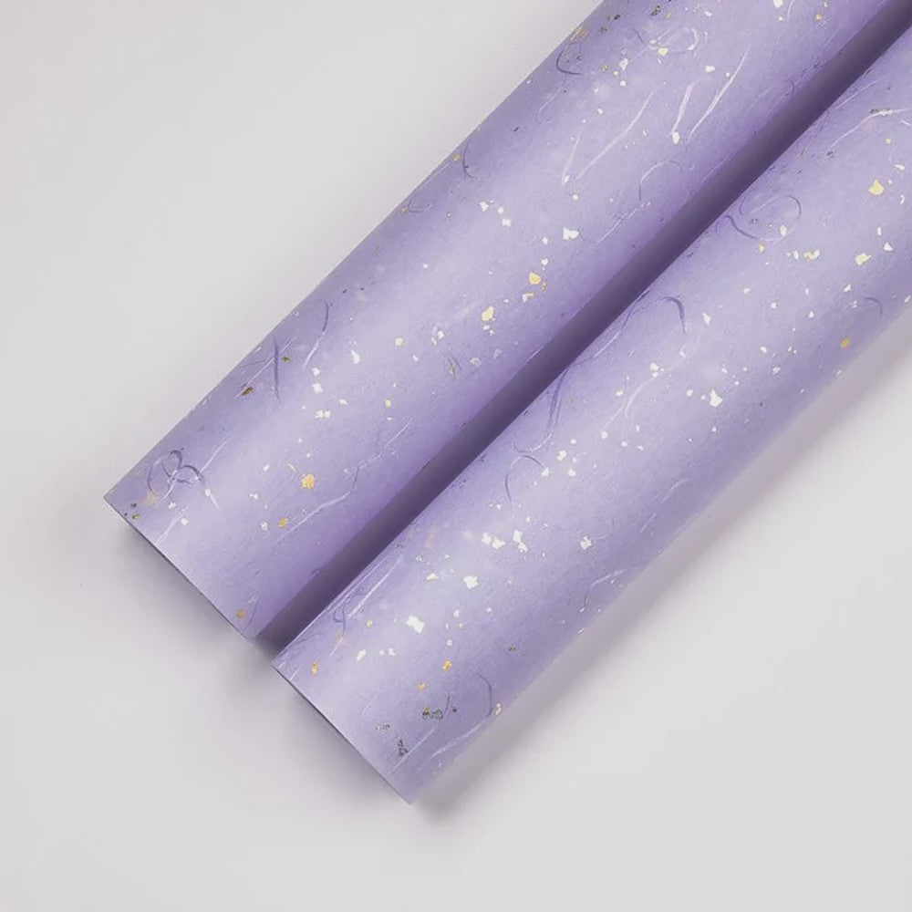 Luxe Geschenkpapier Set - 6 Kleuren met Goud & Zilver Sprinkles - Waterdicht & Ideaal voor Knutselen