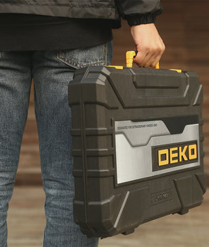DEKO 22-delige Professionele Auto Gereedschapset met Ratelsleutel en Doppen