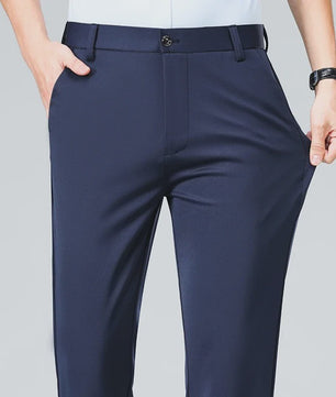 Heren Broek: Elastisch, Sneldrogend & Stijlvol voor Lente/Zomer Zakelijk Casual