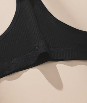 7-Delige Dames Katoen Strings Set - Zwart, Gestreept & Zacht - Comfortabele Tanga Ondergoed