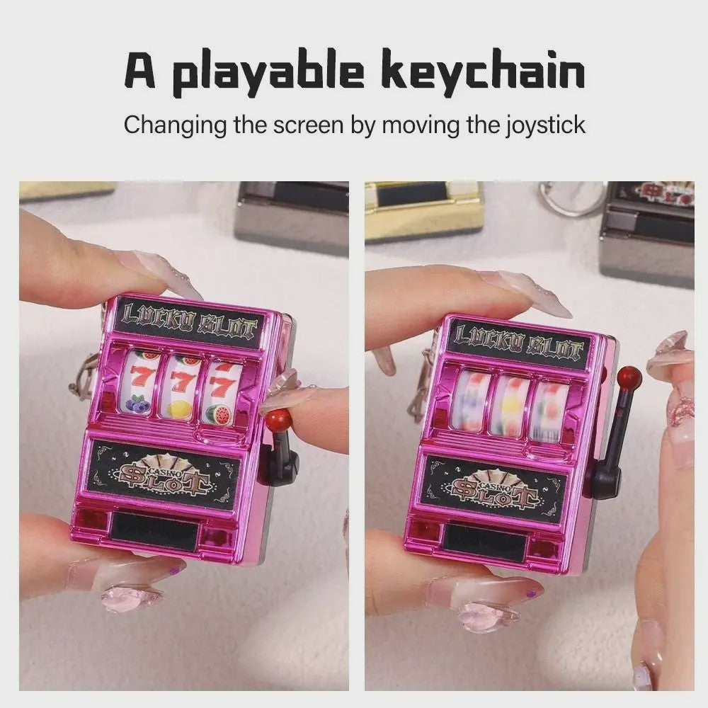 Mini Gokautomaat Sleutelhanger - Speelgoed Jackpot Gadget