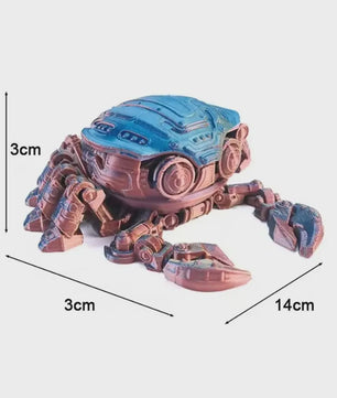 3D Geprinte Mechanische Krab - Beweegbaar Model Speelgoed