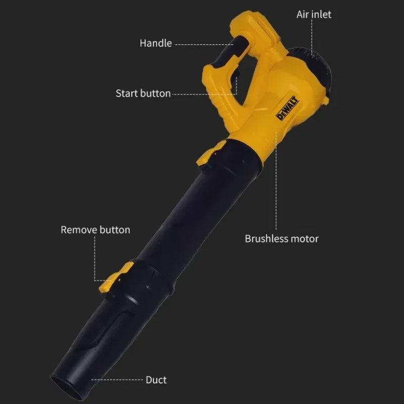 DEWALT Accu Bladblazer 38000 RPM - Krachtige Borstelloze Handheld Turbo Blower