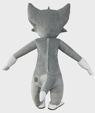 Opblaasbaar Mascot Kostuum Set: Ezel, Muis, Kat & Vos - Feest, Halloween, Cosplay
